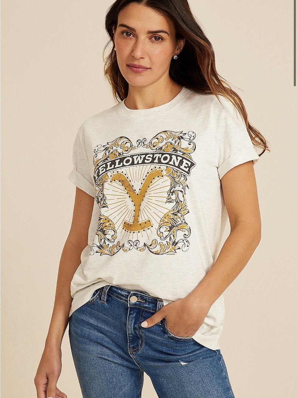 Yellowstone Oversized Fit Graphic Tee